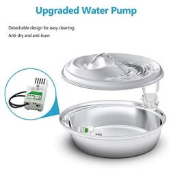 ORSDA Pet Water Fountain Replacement Pump - Works Stainless Steel Dog and Cat Fountains