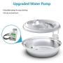 ORSDA Pet Water Fountain Replacement Pump - Works Stainless Steel Dog and Cat Fountains