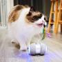 Ralthy Interactive Robotic Cat Toys Accessories, Replacement Cat Feather Toys, Pet Exercise Feather Stickers Toys for Indoor Cats/Kitten(3 pcs)
