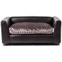 Keet Fluffly Deluxe Pet Bed, Sofa Charcoal, Small
