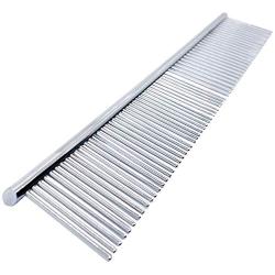 Pet Combs,Grooming Comb for Dogs & Cats,Pet Grooming Brush Deshedding Tool with Tapered Stainless Steel Pins Removes Tangles and Knots,Wide Trimmer Comb
