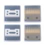 Replacement Clippers Blades Compatible with Wahl 30-15-10(#1037-400),Professional Animal Standard Adjustable Blade Set,Ceramic Dog Blade Set,2 Set