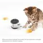 Interactive Cat Toys with Catnip Ball 2 Pack Pet Balance Swing car Balanced Cat Toy for Indoor Cats Rotating Rolling Balls for Cat/Kitten Pet Entertainment Hunting Exercise