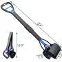 TIMINGILA 33'' Long Handle Portable Pet Pooper Scooper for Large and Small Dogs,High Strength Material and Durable Spring,Great for Lawns, Grass, Dirt, Gravel