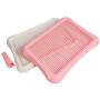 MXCELL Training Pads Toilet for Puppies Square Pet Training Toilet with Tray for Dogs Potty Trainer Indoor Outdoor