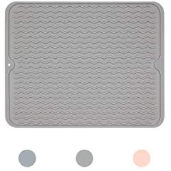 Ptlom Dog and Cat Placemat, Pet Food and Water Mat, Suitable for Large, Medium and Small Pets, Prevent Water and Food from Spilling, Silicone