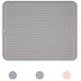 Ptlom Dog and Cat Placemat, Pet Food and Water Mat, Suitable for Large, Medium and Small Pets, Prevent Water and Food from Spilling, Silicone