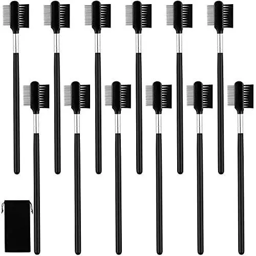 Aodaer 12 Pieces Dog Tear Stain Remover Comb Double-Sided Dog Eye Comb Brush with a Storage Bag Pet Grooming Comb Multipurpose Tool for Pet Cat Dogs Removing Crust and Mucus Aodaer 12 Pieces Dog Tear Stain Remover Comb Double-Sided Dog Eye Comb Brush with a Storage Bag Pet Grooming Comb Multipurpose Tool for Pet Cat Dogs Removing Crust and Mucus