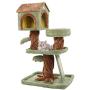 Cat Tree House, Luxury Cat Castle, Cozy Condo, Plush Perches, and Scratching Board, Kitten Play Tower for Kitty Activity, Indoor Pet Furniture Cat Tree House, Luxury Cat Castle, Cozy Condo, Plush Perches, and Scratching Board, Kitten Play Tower for Kitty Activity, Indoor Pet Furniture