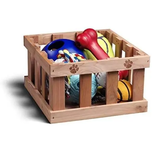 Woodlore Cedar Products Cedar Pet Toy Box Woodlore Cedar Products Cedar Pet Toy Box