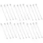 JOCHA 50 Piece Cat Dog Pet Toothbrush Set Double Headed Convenient Dental Hygiene Finger Brushes for Easy Safe Dog Cat Dental Care Teeth Clean (White) JOCHA 50 Piece Cat Dog Pet Toothbrush Set Double Headed Convenient Dental Hygiene Finger Brushes for Easy Safe Dog Cat Dental Care Teeth Clean (White)