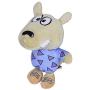 Nickelodeon for Pets Rockos Modern Life Spunky Figure Plush Dog Toy - 6 Inch White Squeaky Dog Toy for All Dogs - Nickelodeon Toys for Dogs, Squeak Dog Toy (FF14784)