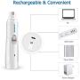 Zerhunt Dog Nail Grinder Clipper, Electric Pet Nail Grinder Trimmer Grooming for Small Medium Pets, Portable Rechargeable Pet Nail Grinder Clipper