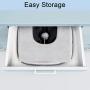 Mancro Cat House with Bed, Cat Cube Machine Washable Design, Foldable Cat Hiding Place with Cat Scratch Board & Cat Ball, Sturdy Construction and Non-Slip Indoor Cat Bed for Kitty 14x14x16inch, Grey