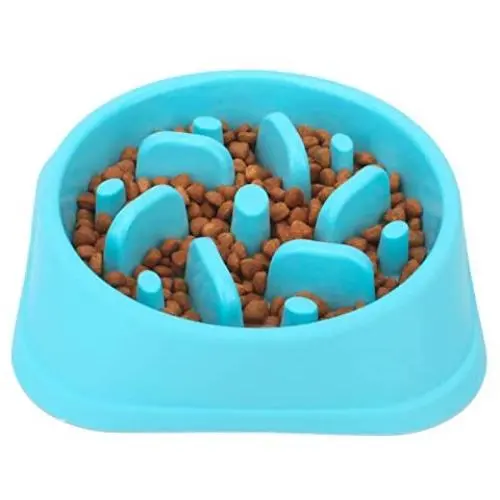NOYAL Dog Slow Feeder Bowl, Non Slip Puzzle Bowl - Anti-Gulping Pet Slower Food Feeding Dishes - Interactive Bloat Stop Dog Bowls - Durable Preventing Choking Healthy Design Dogs Bowl NOYAL Dog Slow Feeder Bowl, Non Slip Puzzle Bowl - Anti-Gulping Pet Slower Food Feeding Dishes - Interactive Bloat Stop Dog Bowls - Durable Preventing Choking Healthy Design Dogs Bowl