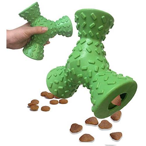 SSSFENG Dog Chew Toys for Aggressive Chewers Durable Food Dispensing Dog Toys and Tooth Cleaning Natural Rubber Pet IQ Treat Toy for Medium and Large Dogs and Pets