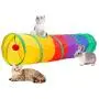 PAOPO Cat Tunnel,Cat Tube Toy Collapsible Indoor Interactive Cat Play Tunnel 2 Way Tube with Fun Ball Cat Toy,Best for Cat,Puppy,Rabbit PAOPO Cat Tunnel,Cat Tube Toy Collapsible Indoor Interactive Cat Play Tunnel 2 Way Tube with Fun Ball Cat Toy,Best for Cat,Puppy,Rabbit