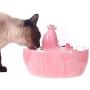 THMY Pet Fountain,Cat and Dog Water Dispenser,360° Multi-Directional Streams,Large Capacity,Extremely Quiet，Ceramic Automatic pet Water Dispenser (Pink Carp)