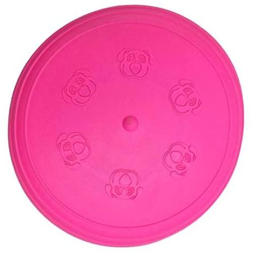 Dog Frisbee,Pet Toys Flying Disk for Small, Medium,or Large Dogs,Safety Natural Soft Rubber Disk for Pet Training Outdoor and Indoor