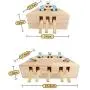 Cat Toy Solid Wood Hamster Machine Funny cat Toy pet cat Supplies Cat Toy Solid Wood Hamster Machine Funny cat Toy pet cat Supplies
