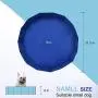 NHILES Portable Pet Dog Pool, Collapsible Bathing Tub, Indoor & Outdoor Foldable Leakproof Cat Dog Pet SPA for Dogs Cats and Kids
