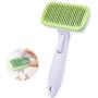 PAOPO Pet Brushes for Cats and Dogs,Self Cleaning Slicker Brush Easy to Clean Pet Deshedding Grooming Tools Effective Solve Troubles of Pet Hair Knots and Dander Dirt