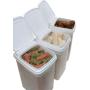 Buddeez Bites and Bones 3-1/2-Quart Flip Lid Canister for Treats and Chews