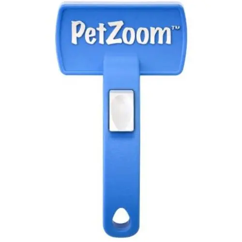 PetZoom Self Cleaning Grooming Brush with Bonus Pet Trimmer