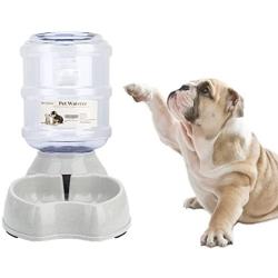 Old Tjikko Dogs Water Dispenser,Water Bowl for Dogs,Pet Water Dispenser,Automatic Dog Water Bowl Cat Water Dispenser Dog Drinking Fountain,1 Gallon (Water Dispenser)