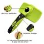 Self Cleaning Pet Comb Set For Hair Removal And Carding, Hair Removal Beauty Tools For Dogs, Cats and Pets - Gently Remove Long and Loose Underlay, Mats and tangled hair, Green