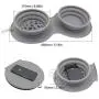 Aibada Double Collapsible Dog Bowl, Food Grade Silicone BPA Free Portable Dog Bowl, Foldable Cup Dish for Pet Cat Food Water Feeding Portable Travel Bowl Aibada Double Collapsible Dog Bowl, Food Grade Silicone BPA Free Portable Dog Bowl, Foldable Cup Dish for Pet Cat Food Water Feeding Portable Travel Bowl