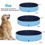 MorTime Foldable Dog Pool Portable Pet Bath Tub Large Indoor & Outdoor Collapsible Bathing Tub for Dogs and Cats