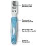 Pets First Professional Pet Mat Remover - Dematting Tool for Grooming Cats & Dogs - Removes Matted Fur, Tangles, Knots, Loose Hair & Dirt - Stainless Steel, Gentle Teeth, Soft Comfort Grip Handle