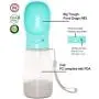 Dog Water Bottle, Pet Water Dispenser Leak Proof Portable Dog Travel Water bottle with Food Container for Puppy ,Walking, Hiking, Food Grade Plastic Pet Water Bottle, Cats Feeding & Watering Supplies Dog Water Bottle, Pet Water Dispenser Leak Proof Portable Dog Travel Water bottle with Food Container for Puppy ,Walking, Hiking, Food Grade Plastic Pet Water Bottle, Cats Feeding & Watering Supplies