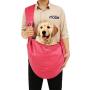 KINMBRA pet Sling Carrier for Dog cat up to 18 pounds Waterproof Tote Papoose Adjustable Padded Shoulder Strap with 3 Pockets for Outdoor Indoor Activity Weekend Travel