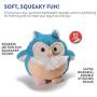 Charming Pet Absurd Burds and Howling Hoots Dog Toys - Squeeze and Shake For Unique Silly Sounds To Entice Interactive Play