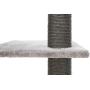 Royal Pet Club Badalona Gray Cat Tower with Scratching Posts, Condo, Two Platforms (43453)