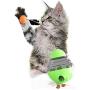 ocijf179 Cat Teaser Feeder Ball Cat Kitten Funny Tumbler Slow Eating Food Leak Dispenser Feeder Ball Teaser Toy - Green