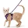 rabbitgoo Cat Harness and Leash for Walking, Escape Proof Soft Adjustable Vest Harnesses for Cats, Easy Control Breathable Reflective Strips Jacket, Purple, S(Chest: 18'' - 20'') rabbitgoo Cat Harness and Leash for Walking, Escape Proof Soft Adjustable Vest Harnesses for Cats, Easy Control Breathable Reflective Strips Jacket, Purple, S(Chest: 18'' - 20'')