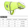 Geyoga 2 Pieces Dog Reflective Vest Adjustable Dog Safety Vest Pet Dog High Visibility Apparel for Outdoor Activities Walking Hunting