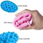 VOFO Slow Pet Feeder Anti-Choke Pet Bowl for Feeding Dogs & Cats Oval Shape- Blue (25 x 18cm) (Blue)