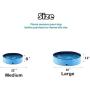 Foldable Dog Swimming Pool Collapsible Pet Pool Bathing Tub Kiddie Pool for Dogs Cats and Kids