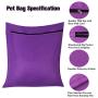 Auxsoul 1 Pack Pet Laundry Bag, Stops Pet Hair Blocking The Washing Machine, Big Size Wash Bag Ideal for Dog Cat Horse, Hair Remover Safely(6070cm)