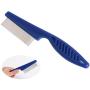 SBYURE Dog Tear Stain Remover Combs,Set of 4 Dog Grooming Comb,Tear Stain Remover for Dogs,Stainless Steel Grooming Dog Cat Comb Tool