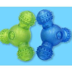 FairOnly Convenient Life Triangular Ball Shape Food Leakage Chew Puzzle Toy for Pet Dog Smelling Training