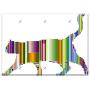 Triple Blank Wall Plate Cover - Animal Cat Feline Kitten Kitty Pet Tiles Tiled