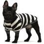 Fitwarm 2-Pack 100% Cotton Striped Dog Shirt for Pet Clothes Puppy T-Shirts Cat Tee Breathable Strechy