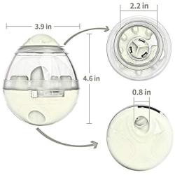 QGshop Dog Cat Food Treat Interactive Ball Bowl Toy Funny Pet Shaking Leakage Food Container Puppy Cat Slow Feed Pet Tumbler Toy
