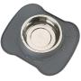 Hoping Large Dog Bowl-No Spill Dog Bowl Non Slip Silicone Mat Dog Water Food Bowl One Stainless Steel Cat Bowl Dish for Large Dog