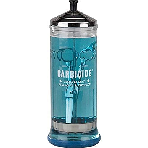 Top Performance Glass Barbicide Soaking Jar for Pets, 37-Ounce